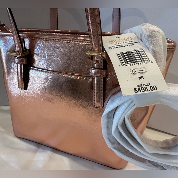 !!! SOLD!!!NWT MICHAEL KORS JET SET TOTE/crossbody & DUSTY - Picture 11 of 11
